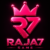 Raja7 Game logo with crown, Raja7 App and Raja7 APK official branding